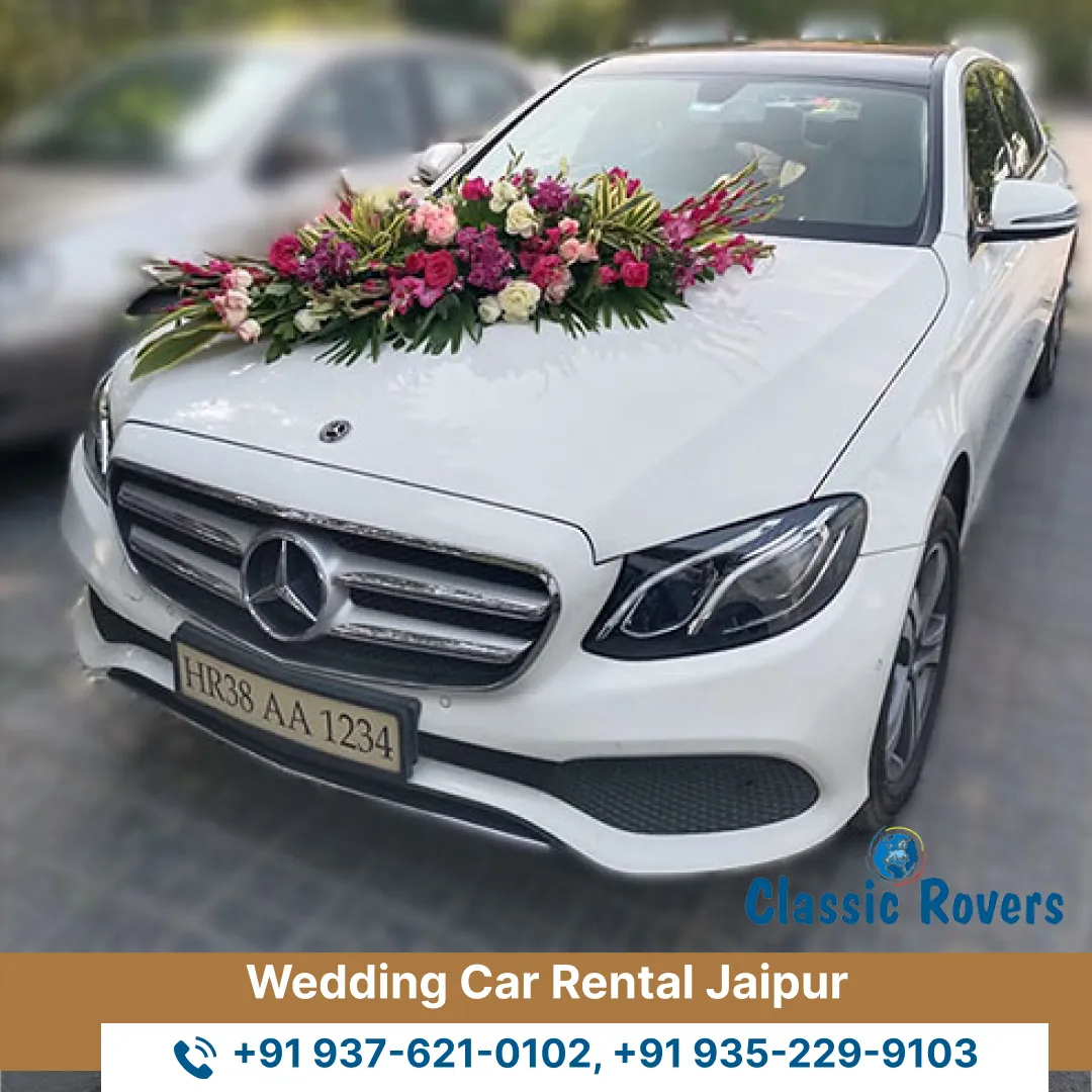 Classic Luxury Mercedes Car Rental for Wedding in Jaipur