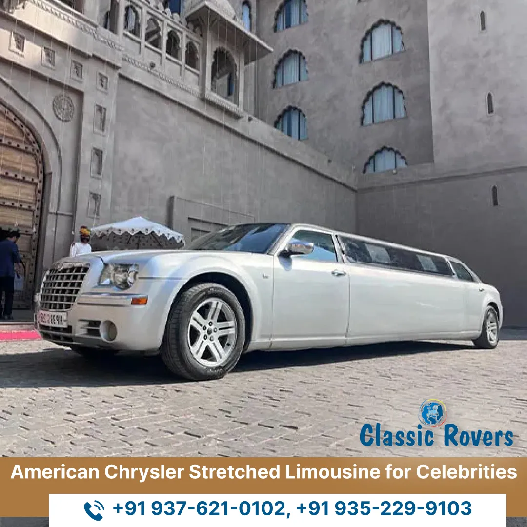 American Chrysler Stretched Limousine for Celebrities