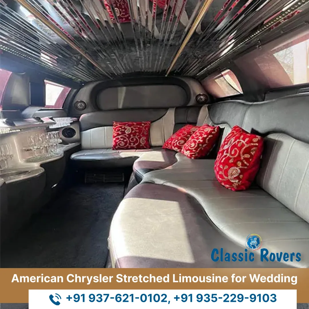 American Chrysler Stretched Limousine for Wedding
