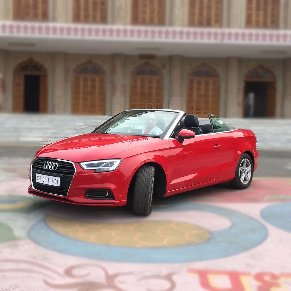 Rent Convertible Audi Car in Jaipur