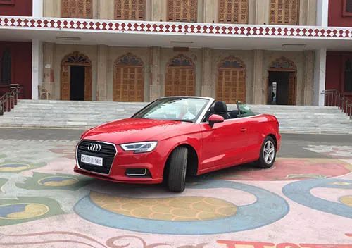 Classic A3 Convertible Audi Wedding Car Rental Jaipur